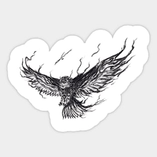 Smoke Owl Sticker